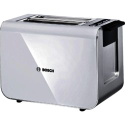 Bosch TAT8611GB Styline Collection 2 Slice Toaster in White & Stainless Steel